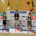 Arrampicata sportiva in azzurro per Leonardo Blasutig