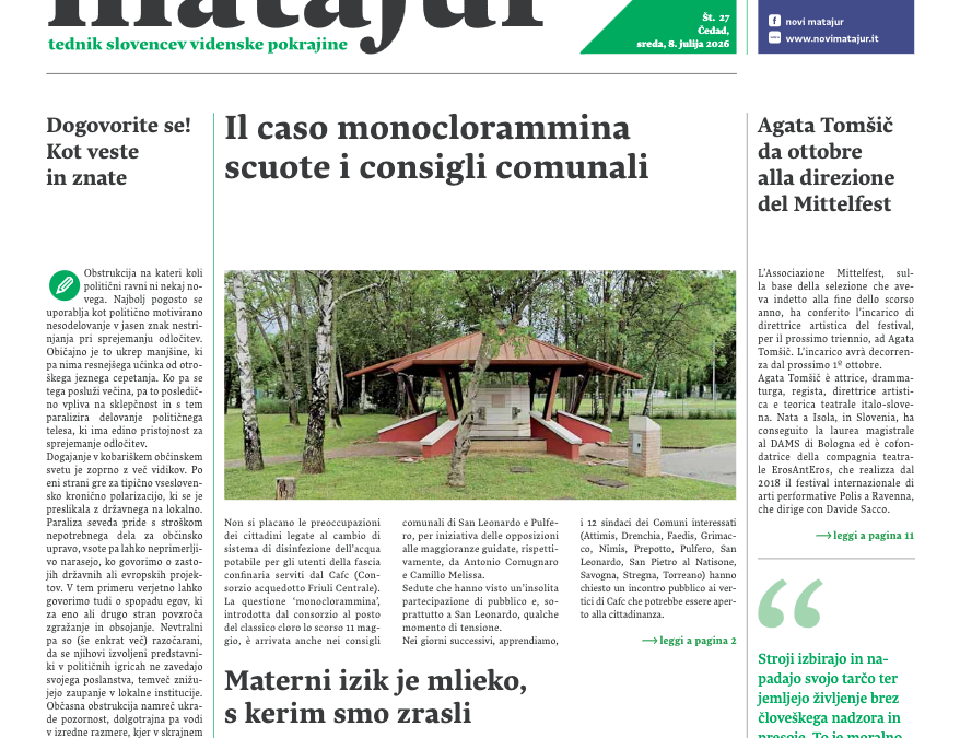 Sreda, 8. julija 2026